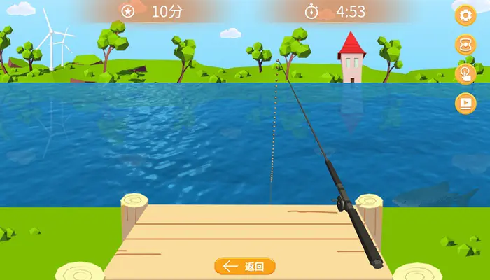 ● 钓鱼游戏髋关节后伸训练
